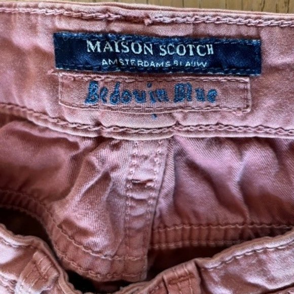 MAISON SCOTCH Amsterdams Blauw SKINNY JEANS  W25 L32 +  Maison Scotch WOVEN BELT - Picture 6 of 13